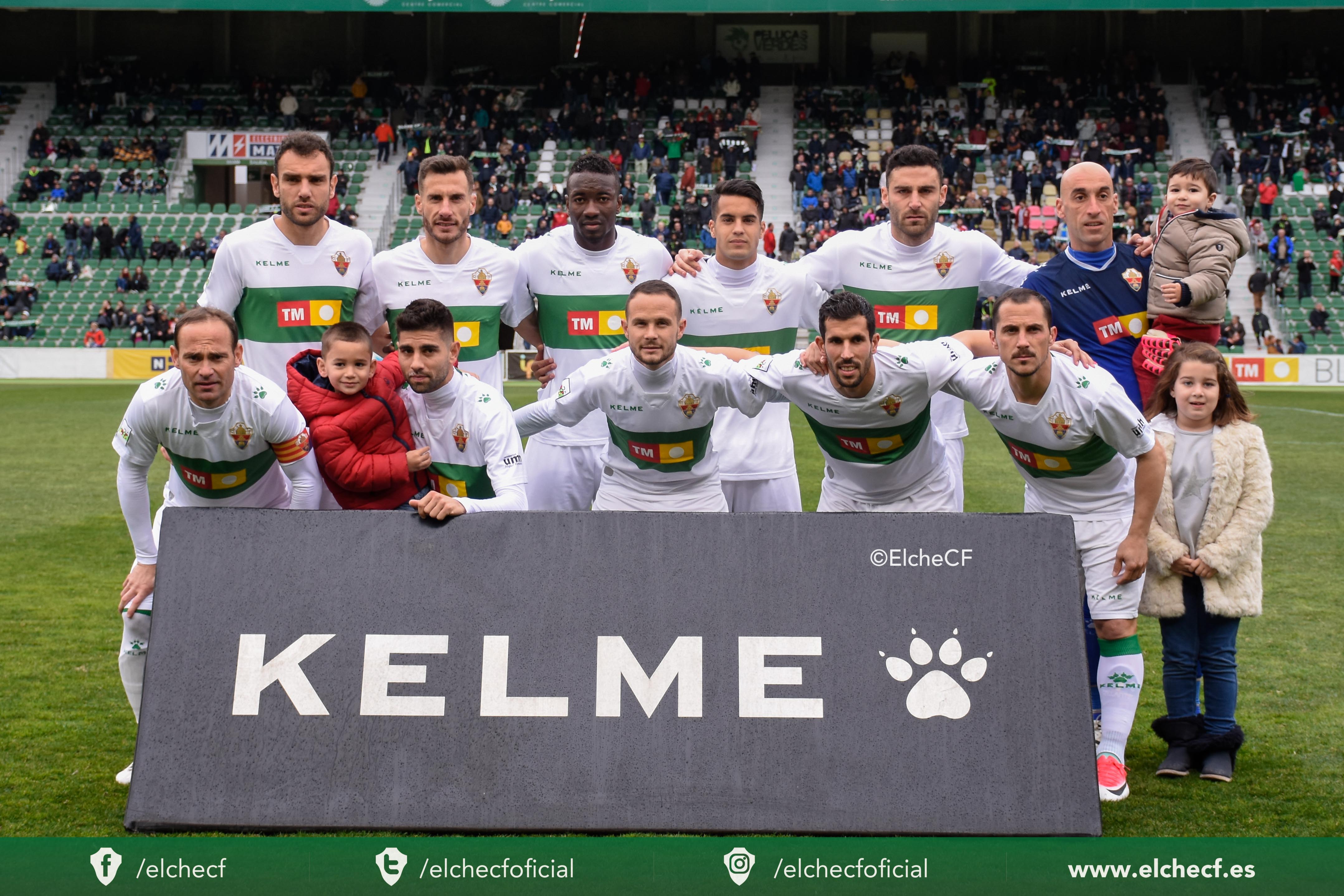 Alineación del Elche CF en el último partido del segundo tercio de Liga / Sonia Arcos - Elche CF